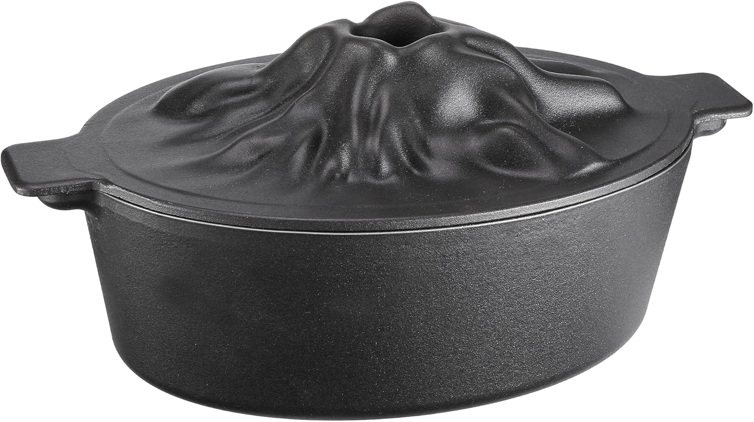 Wood Stove Humidifier Pot - Cast Iron Steamer with Porcelain Interior & Handle