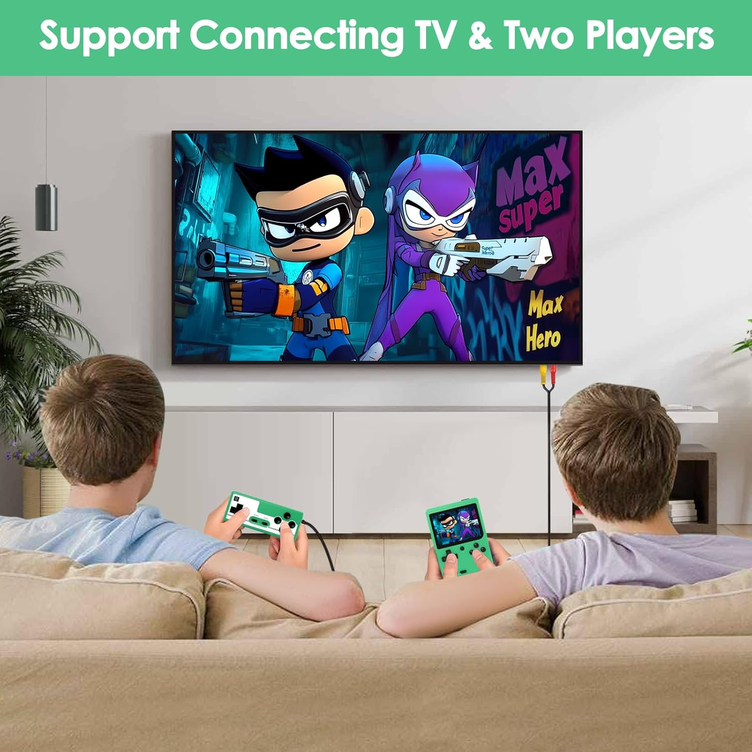 Handheld FC Game Console with 500 Classic Games - 3.0 Inch LED Display, Rechargeable Battery | Portable Retro Arcade Gaming System for Kids & Adults