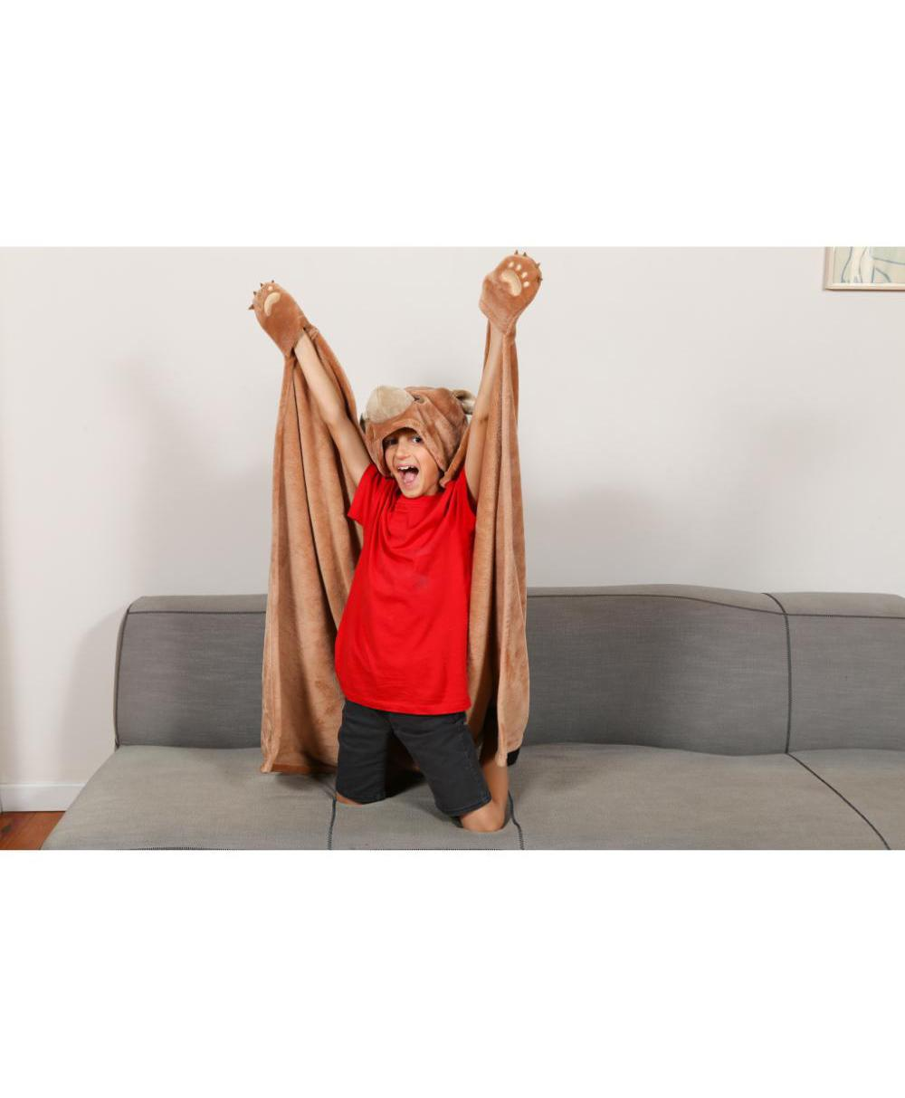 Bear Hooded Blanket by Kanguru - Ultra Soft Wearable Throw Blanket 39x51 inches