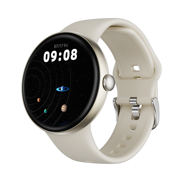 anyloop ALW12 Smartwatch - 24/7 Heart Rate Monitor with HRV, SpO2, Stress & Sleep Tracker, Calls & Messaging, IP68 Waterproof, 100+ Exercise Modes for Android & iOS