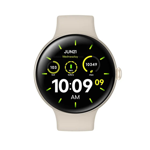 anyloop ALW12 Smartwatch - 24/7 Heart Rate Monitor with HRV, SpO2, Stress & Sleep Tracker, Calls & Messaging, IP68 Waterproof, 100+ Exercise Modes for Android & iOS