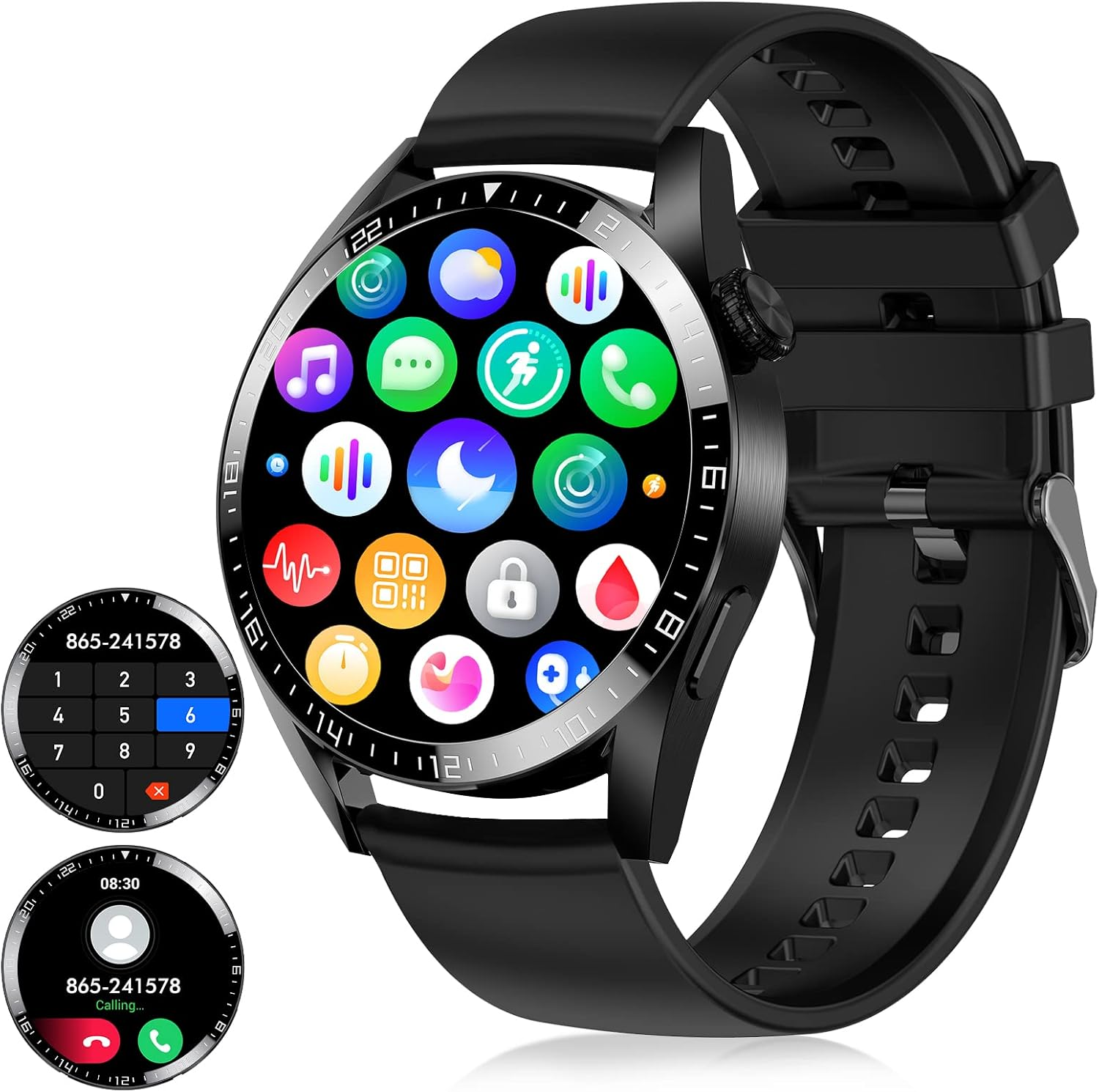 Smart Watch for Men 1.32" - Dial/Receive Calls, 20 Sports Modes, IP67 Waterproof Fitness Tracker with Heart Rate & Sleep Monitor for Android & iOS