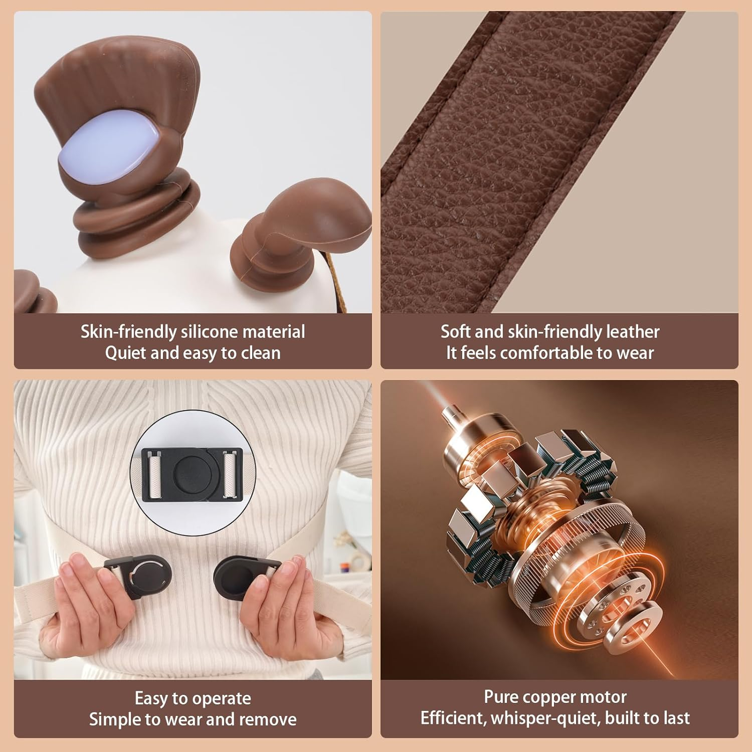 Neck and Shoulder Massager with Hands - Wireless Portable 4D Bionic Shiatsu Deep Tissue Massage, Rechargeable Electric Cervical Massager for Home Office