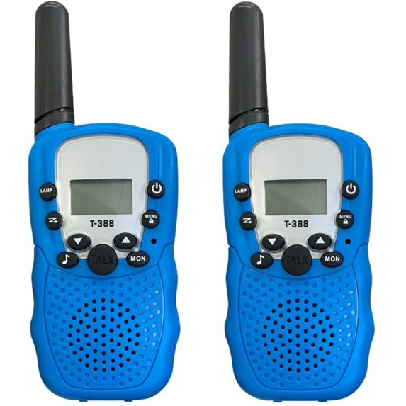 Daisy Kids Walkie Talkie 2 Pack Lightweight Play Set Blue