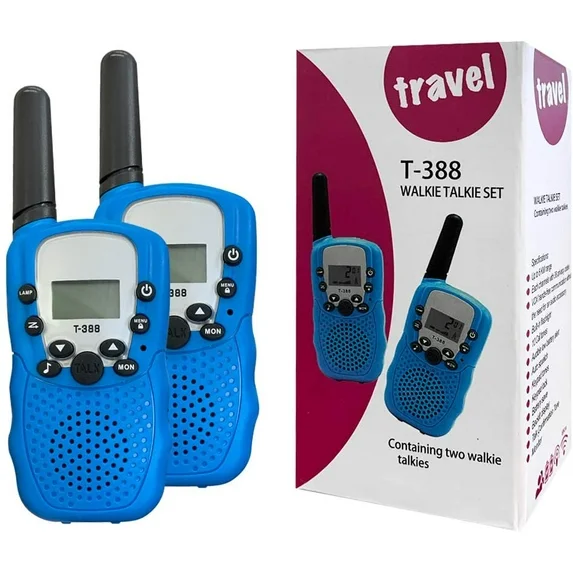 Daisy Kids Walkie Talkie 2 Pack Lightweight Play Set Blue