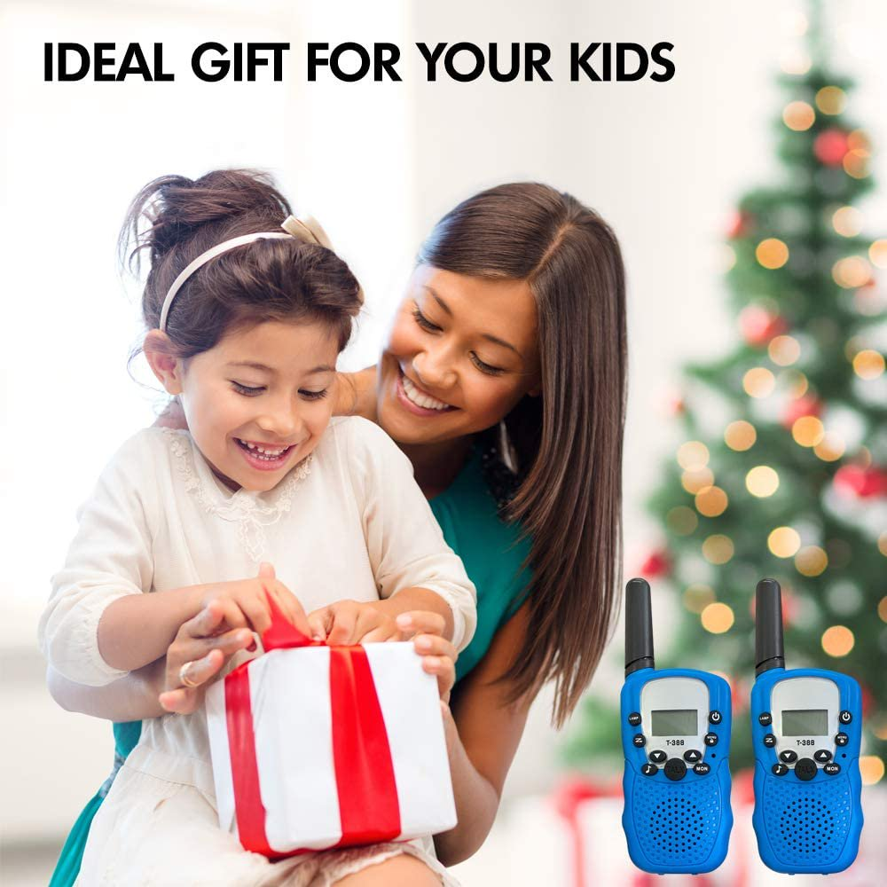 Daisy Kids Walkie Talkie 2 Pack Lightweight Play Set Blue