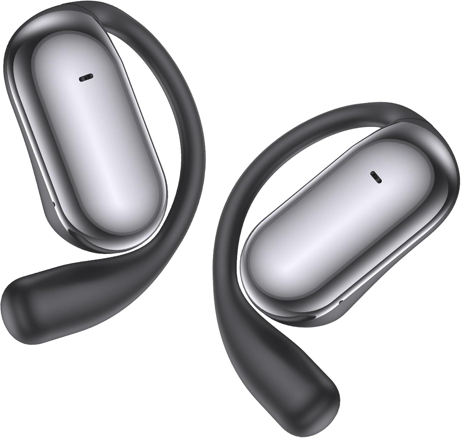 Open Ear Bluetooth 5.4 Earbuds 50H IPX7 Waterproof Black