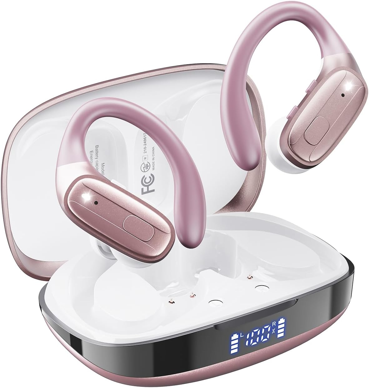 Wireless Sports Earbuds Bluetooth 5.4 ENC Open-Ear