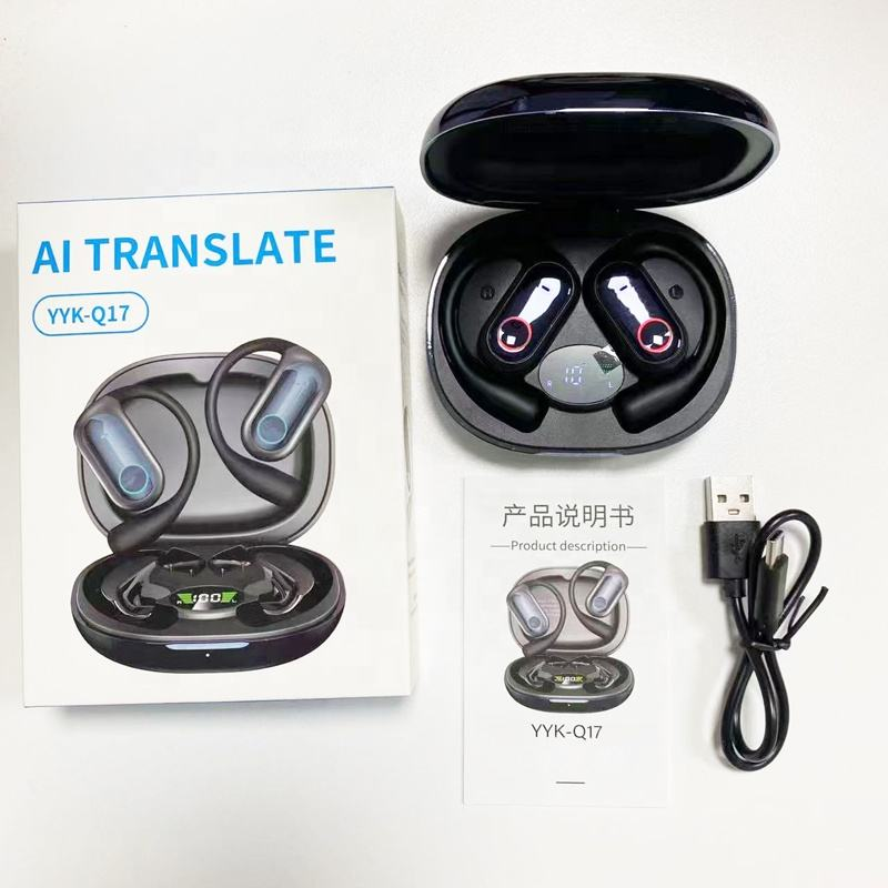 AI Translate Earphones 144 Languages Bluetooth 5.4