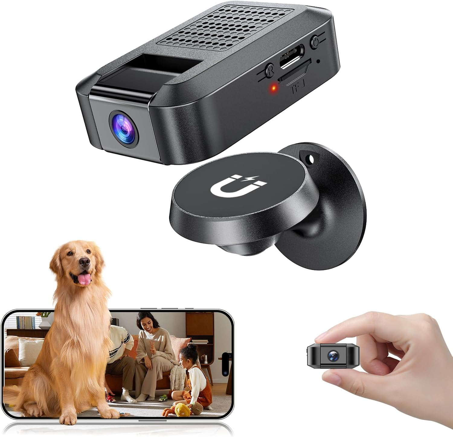 4K Wireless Security Camera WiFi Motion Night Vision App