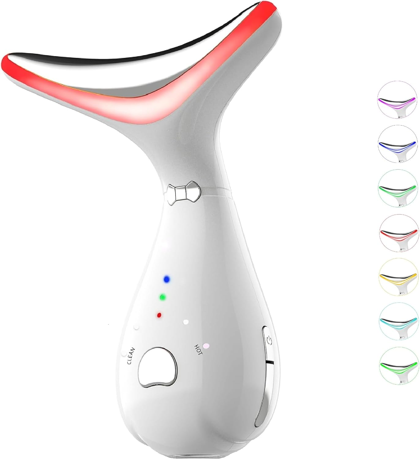 7-Color Face Neck Massager Portable Beauty Skincare