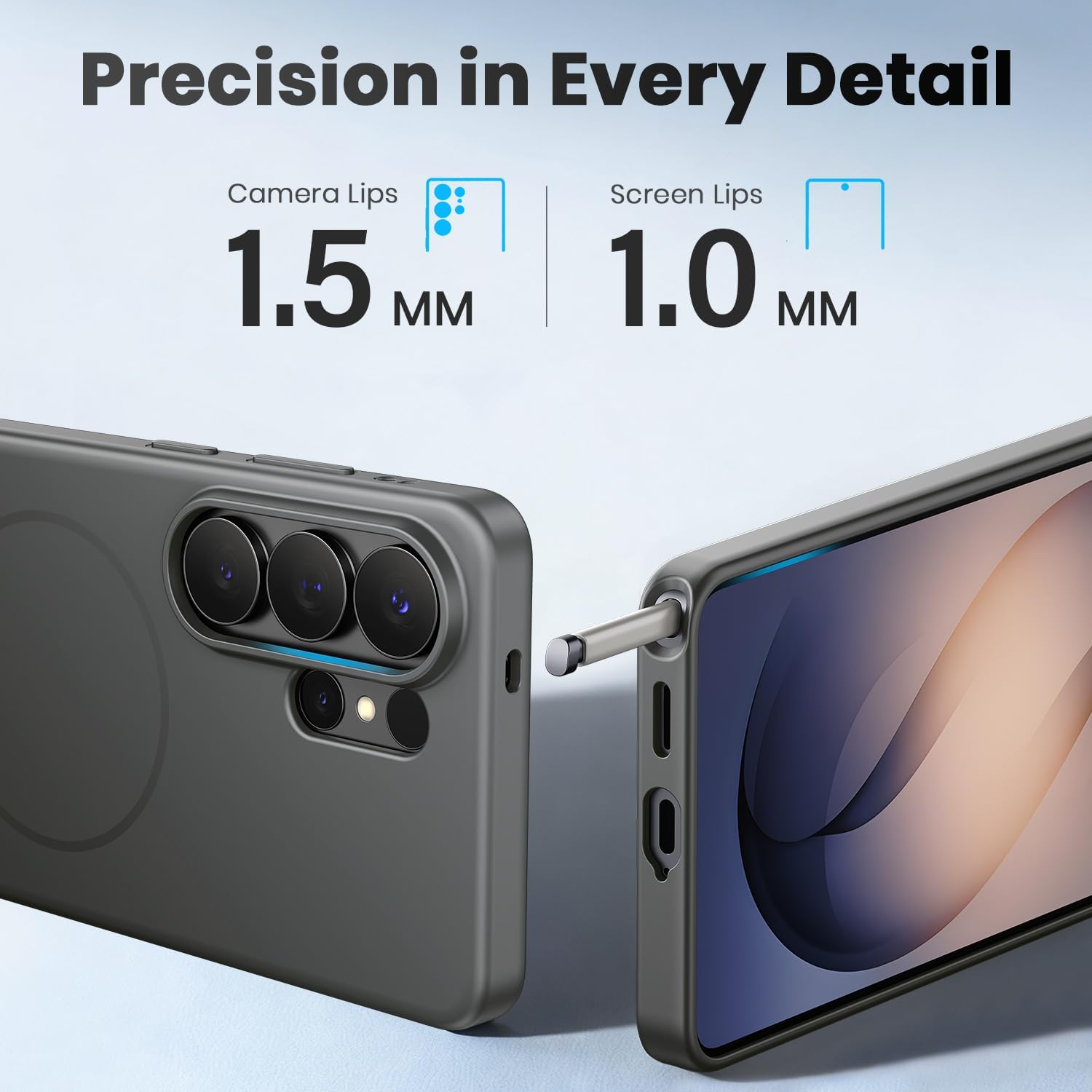 Magnetic Samsung Galaxy S26 Ultra Case MagSafe Grey