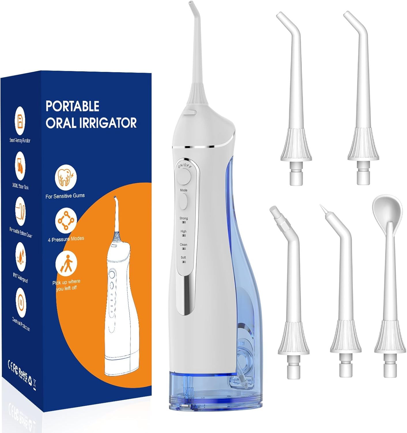 Water Flosser Portable Oral Irrigator 4 Modes