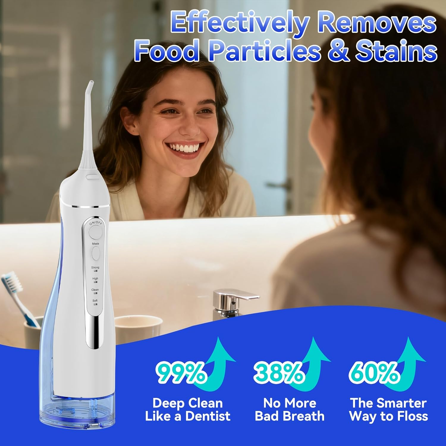 Water Flosser Portable Oral Irrigator 4 Modes