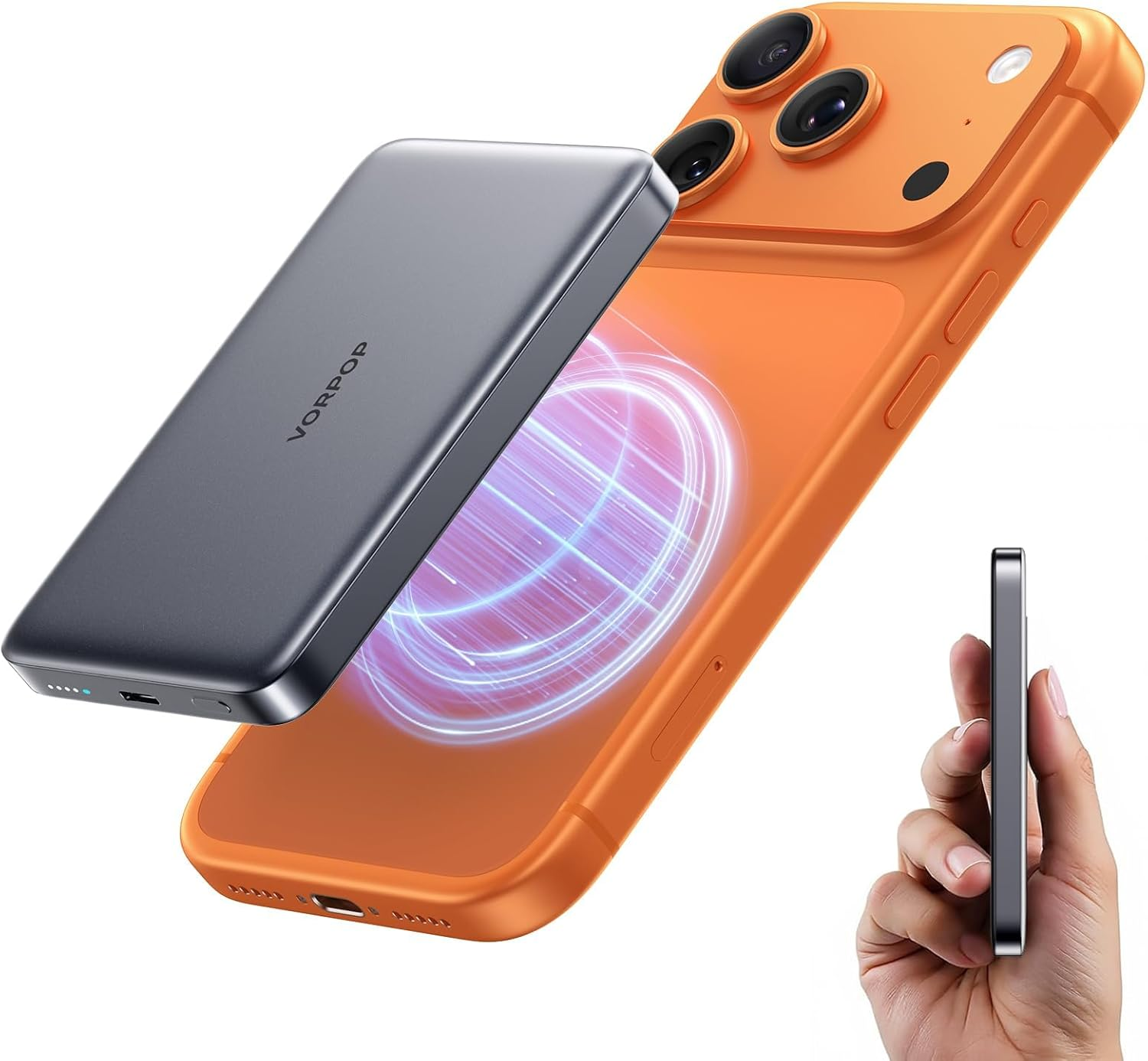 10,000mAh MagSafe Portable Charger Ultra-Slim