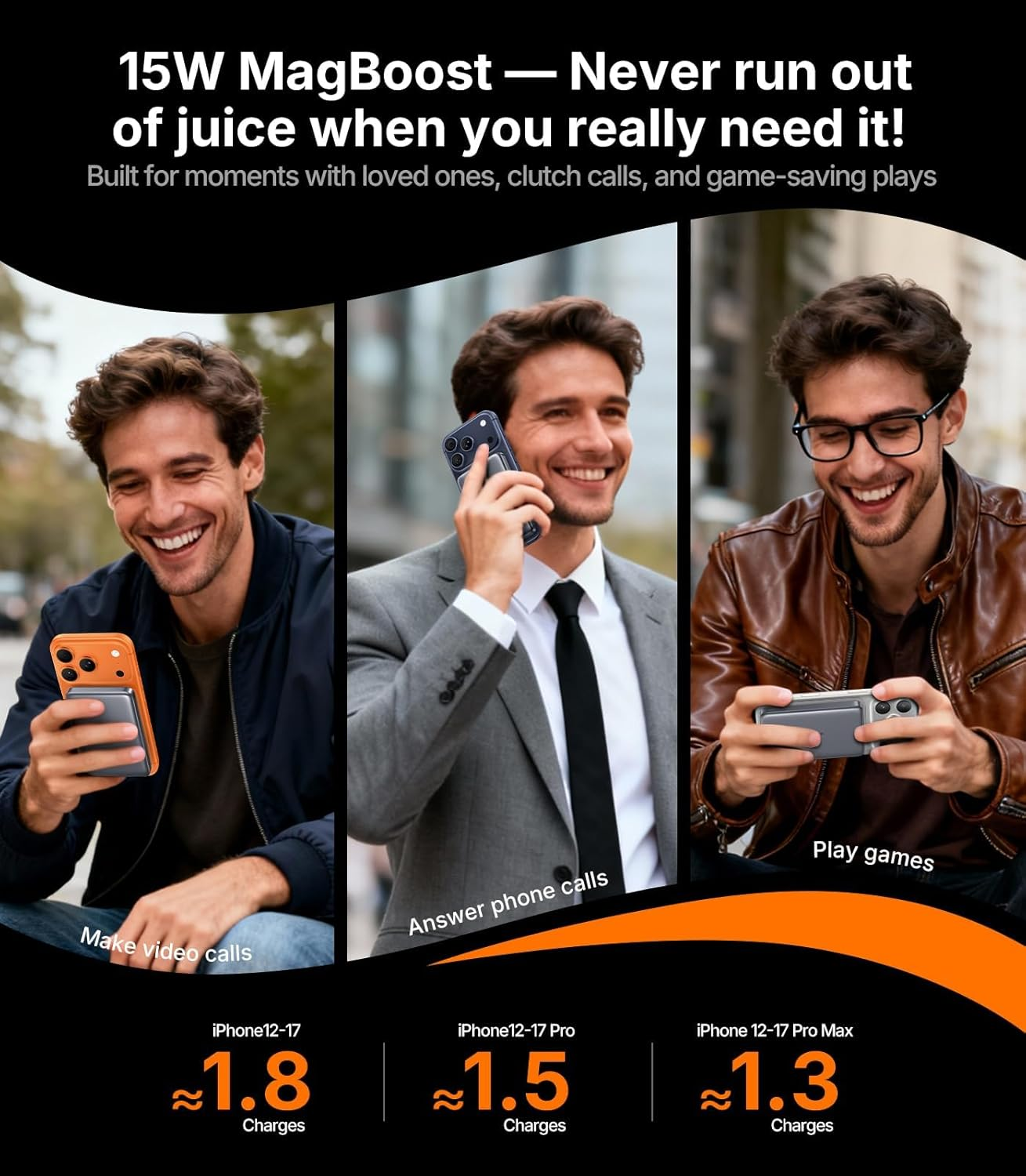 10,000mAh MagSafe Portable Charger Ultra-Slim