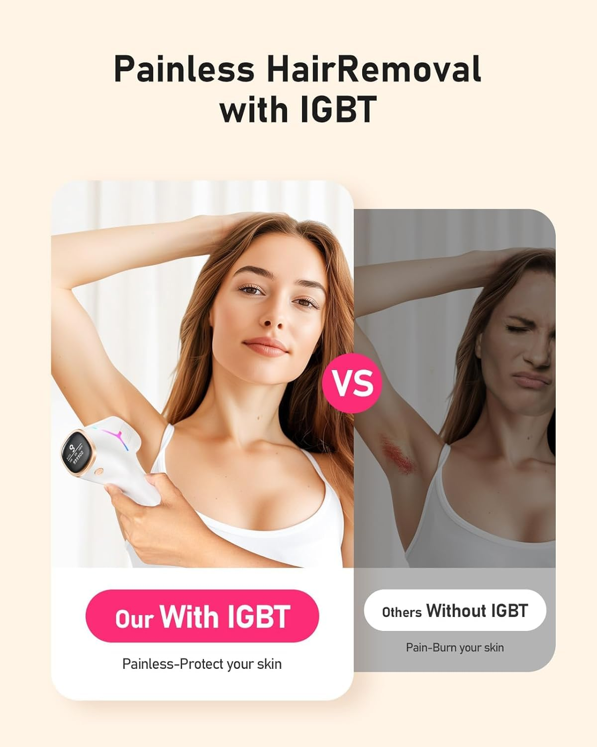 At-Home IPL Hair Removal Device