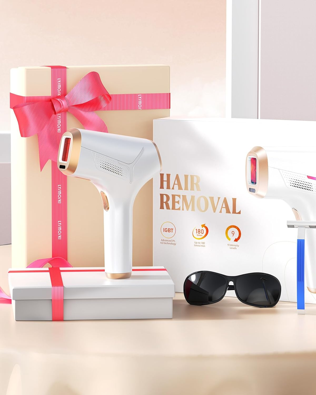 At-Home IPL Hair Removal Device