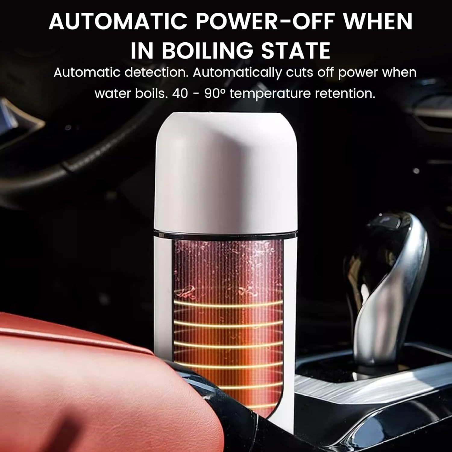 Portable Electric Kettle Car 12V 24V 420ml