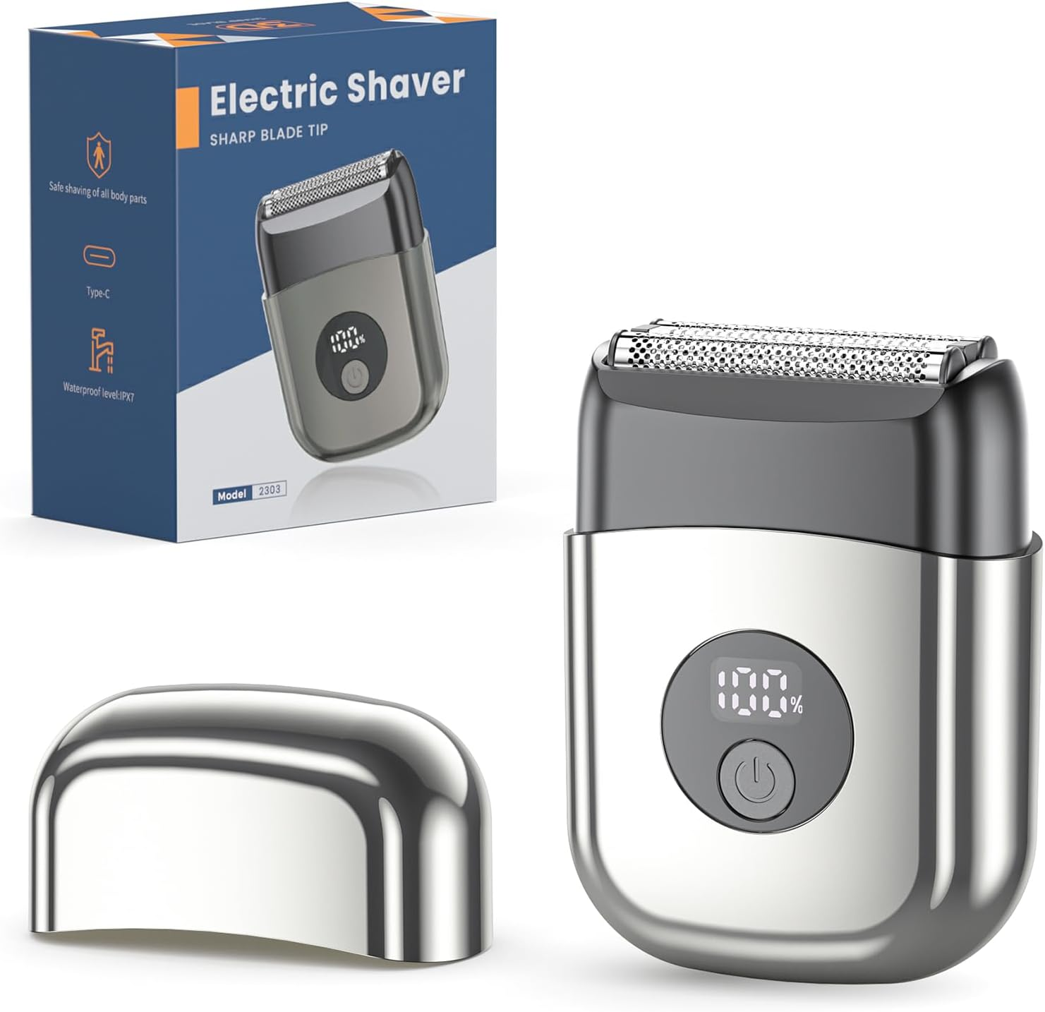 Mini Electric Razor Portable Cordless Travel