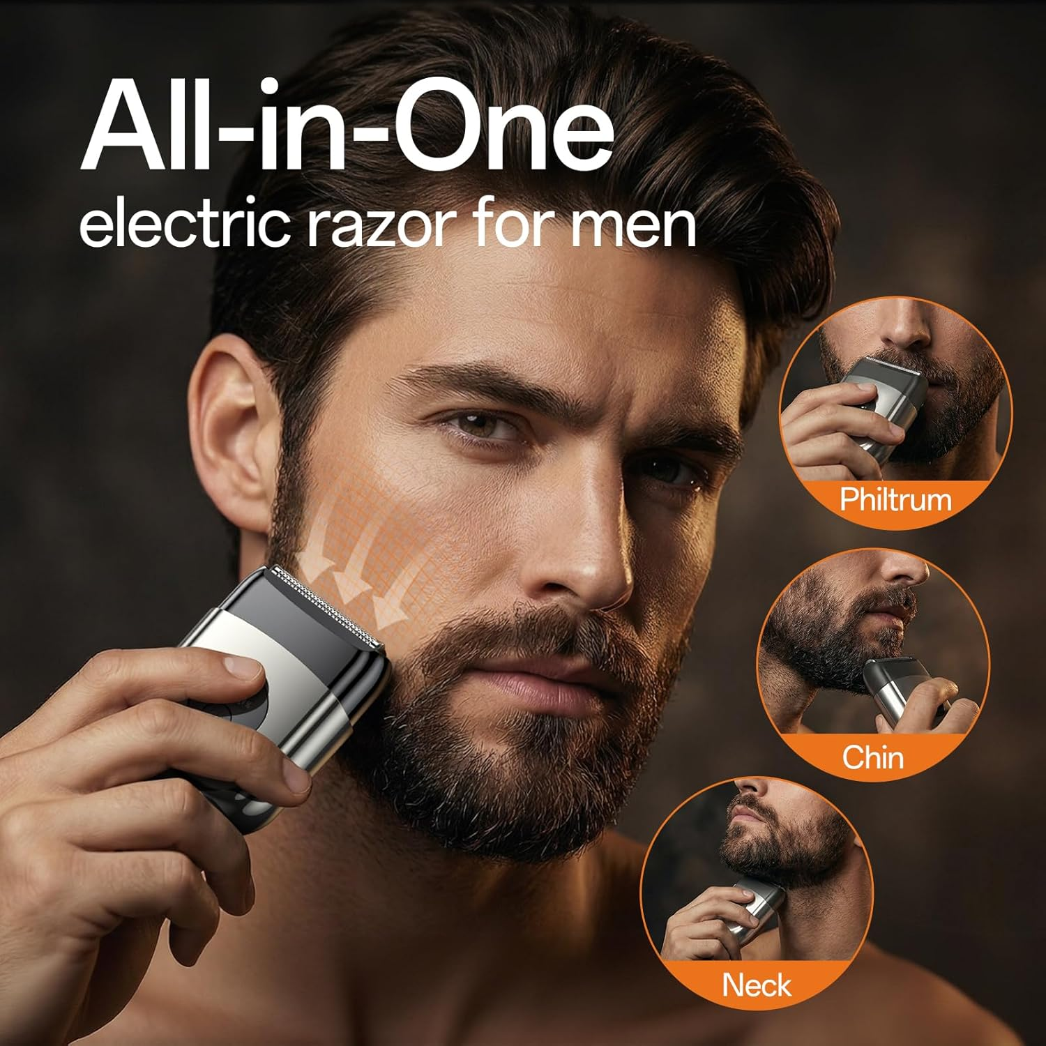 Mini Electric Razor Portable Cordless Travel
