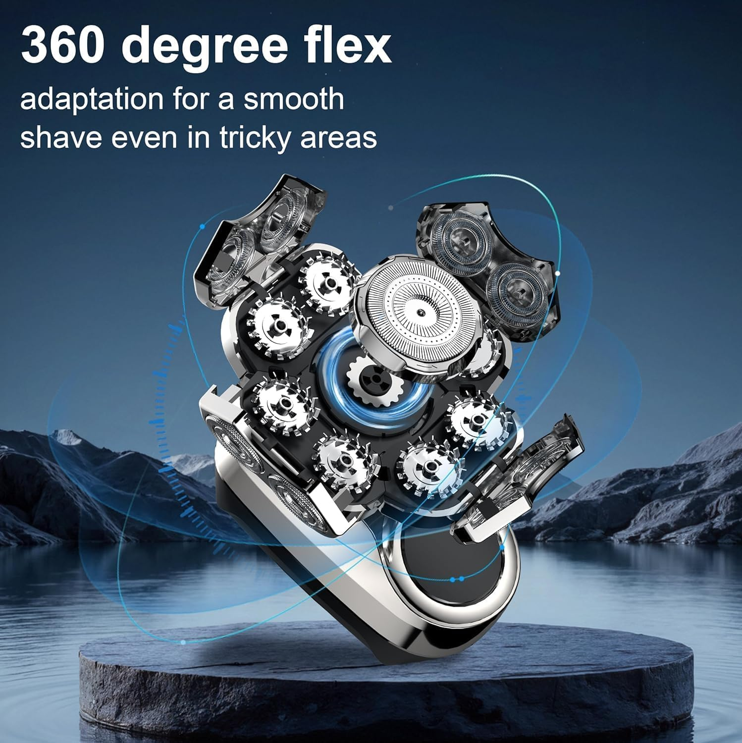 9D Ultra Shaver 6-in-1 LED IPX7 Silver 2026