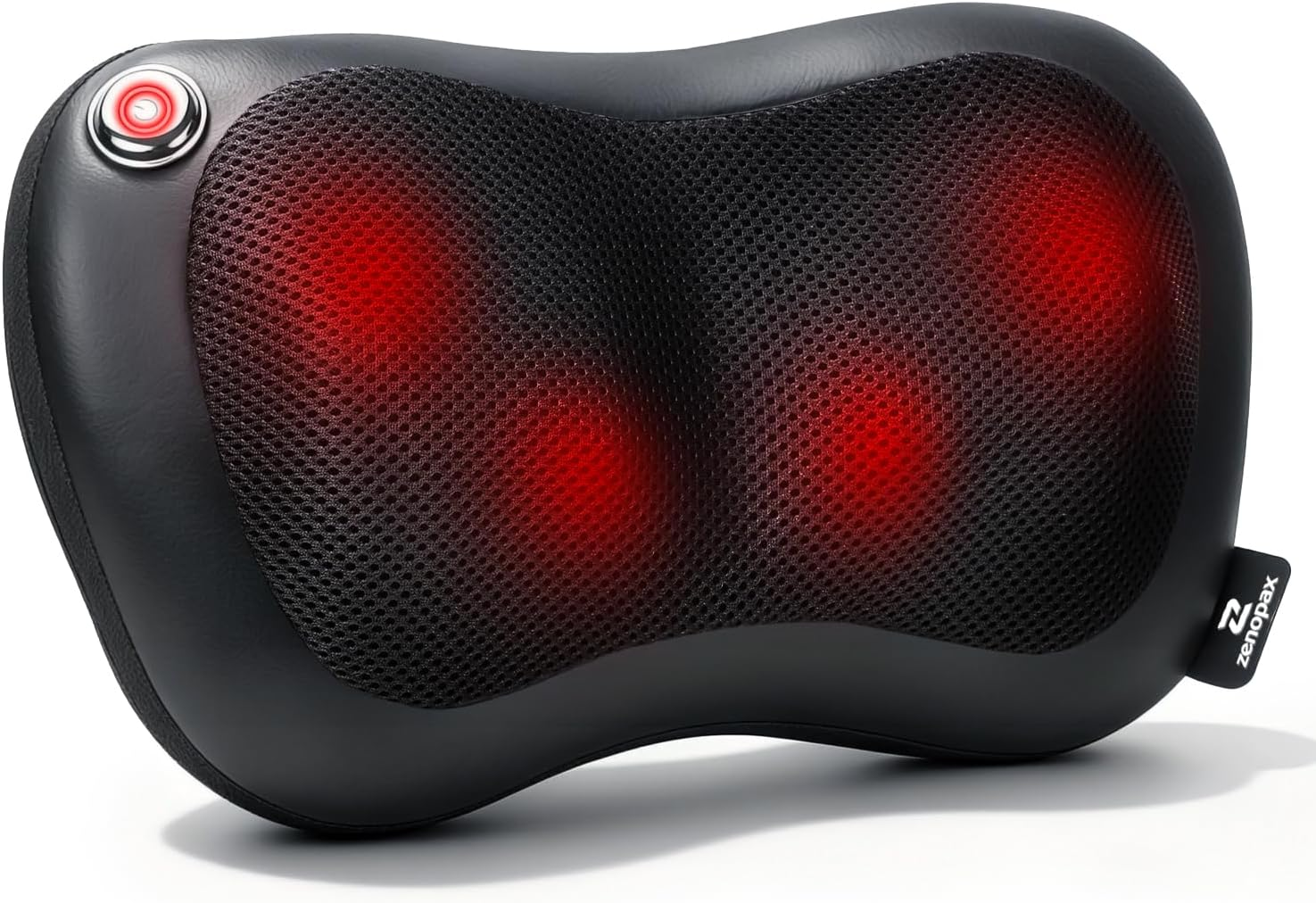 Neck & Back Massager with Heat - 3D Kneading Pillow