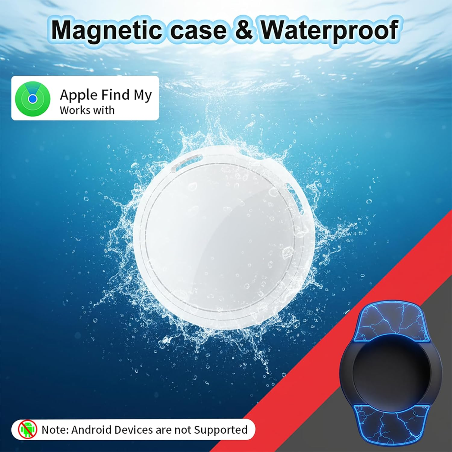 Mini GPS Tracker - Apple Find My No Monthly Fee
