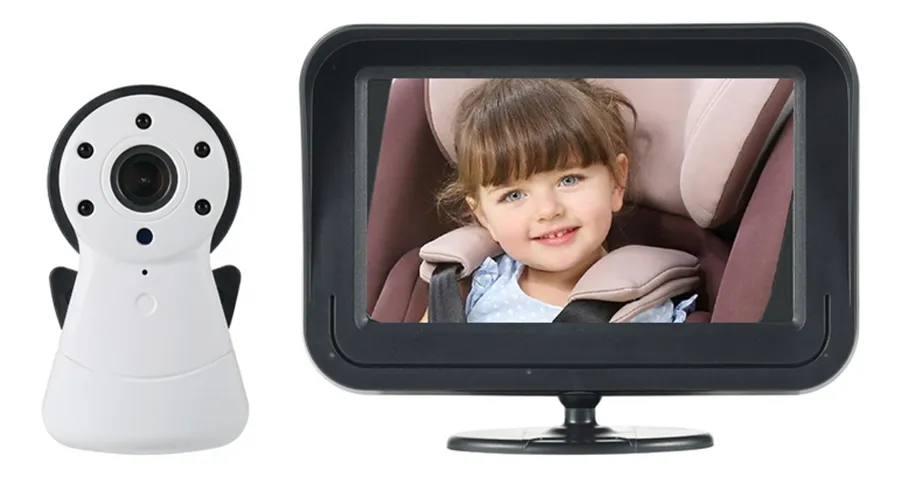 Car Baby Monitor 4.3" Screen 1080P HD Night Vision