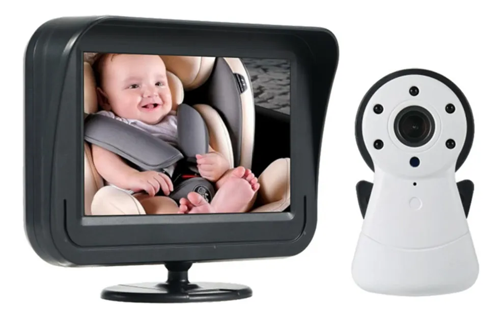 Car Baby Monitor 4.3" Screen 1080P HD Night Vision
