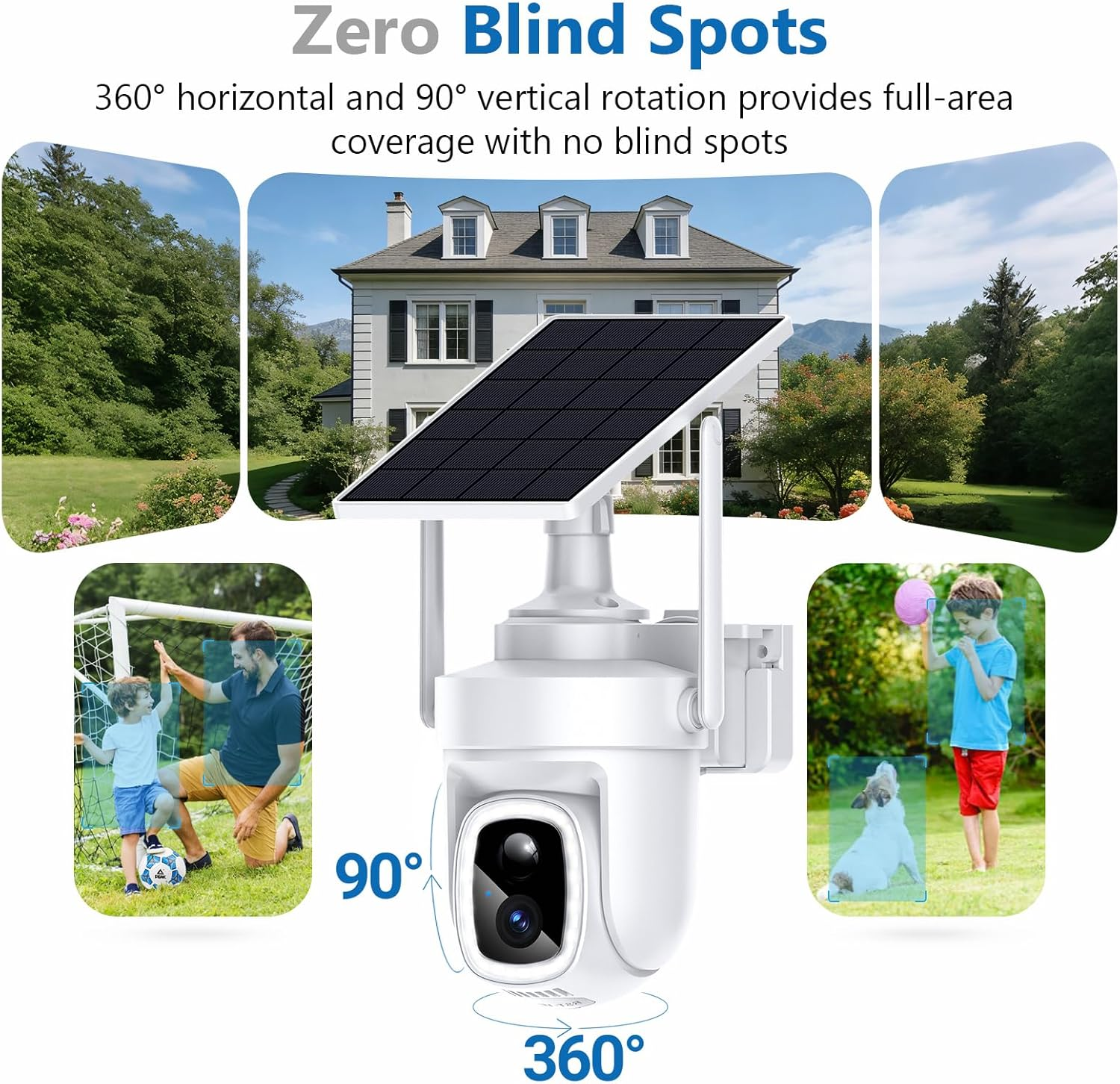 4K Solar Security Camera Wireless 5G 2.4G No Subscribe
