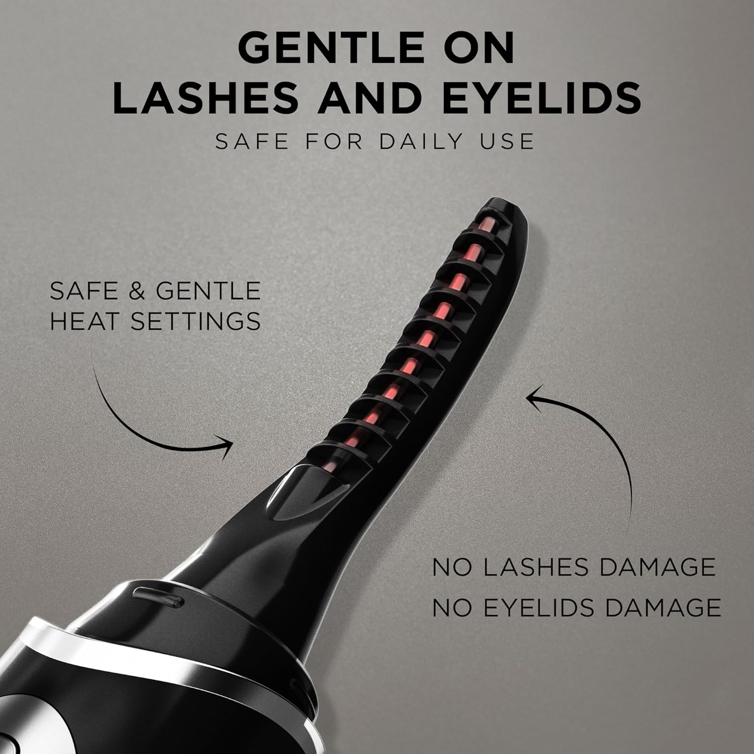 Heated Electric Eyelash Curler 10-Sec 24Hr Rechargeable