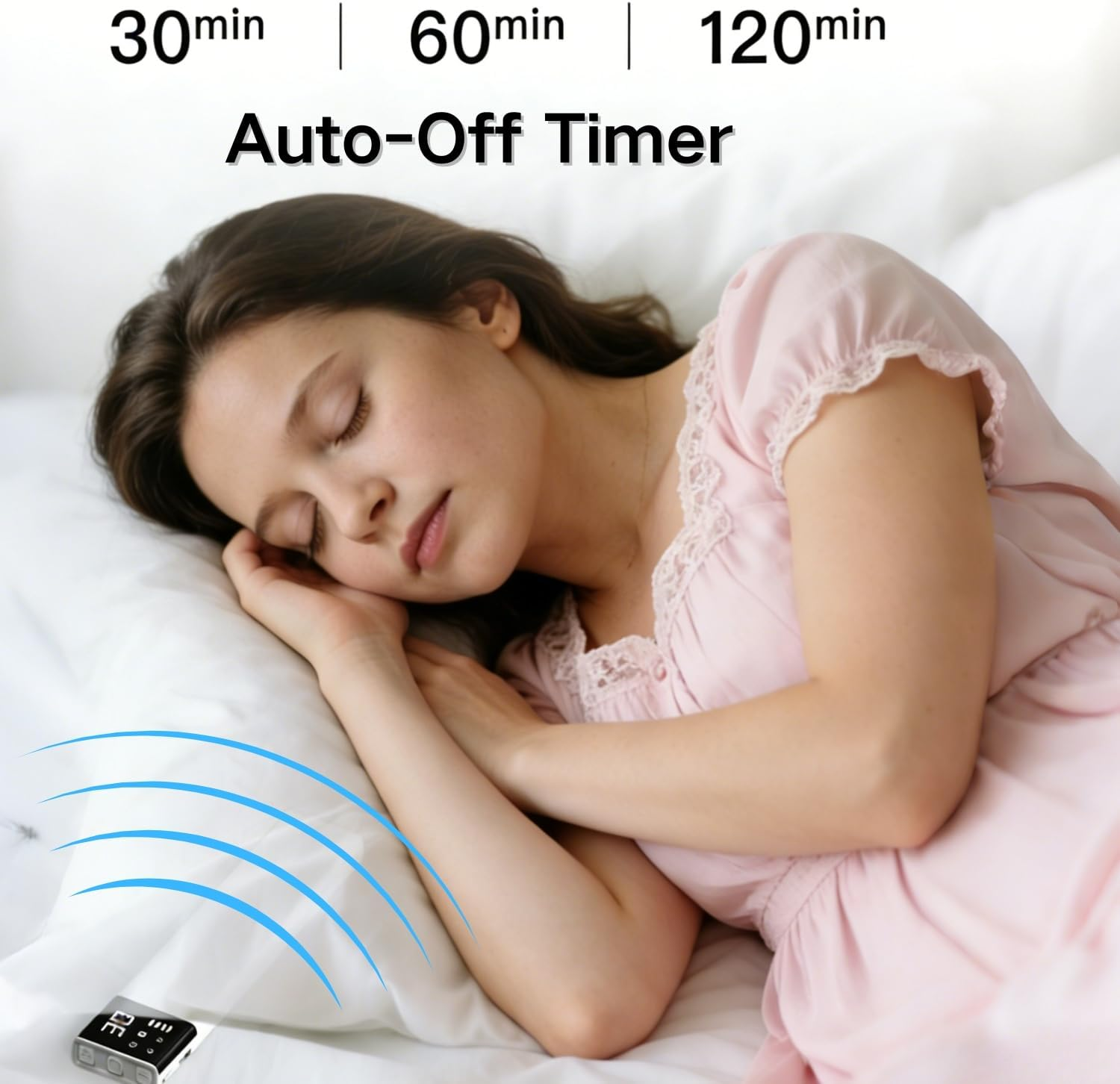 Pillow Speaker Bone Conduction 36 White Noise Auto Timer