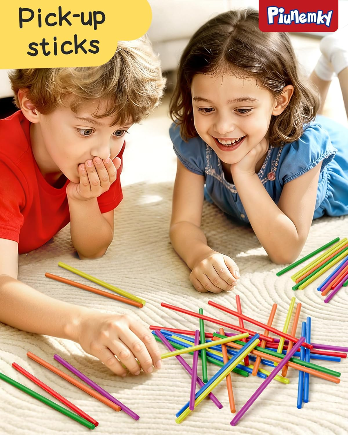 Montessori Wooden Sticks Math Toy for Kids 3-6