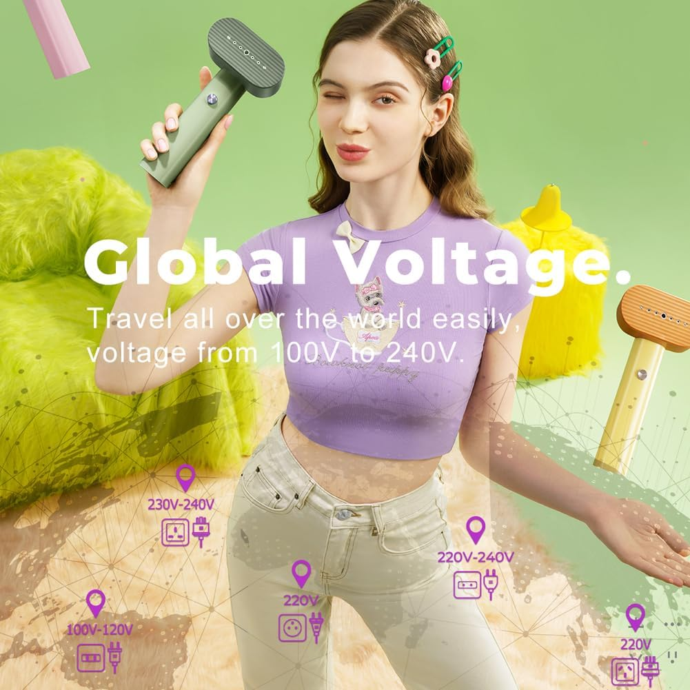 G6 Pro Handheld Clothes Steamer – Travel & Home