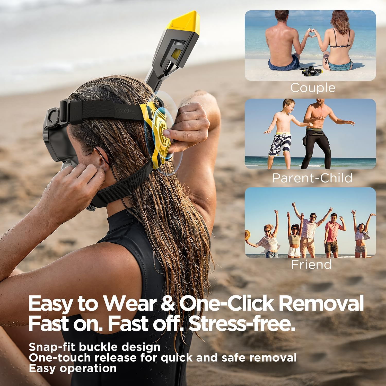 Sabre Cove R3 Full Face Snorkel Mask