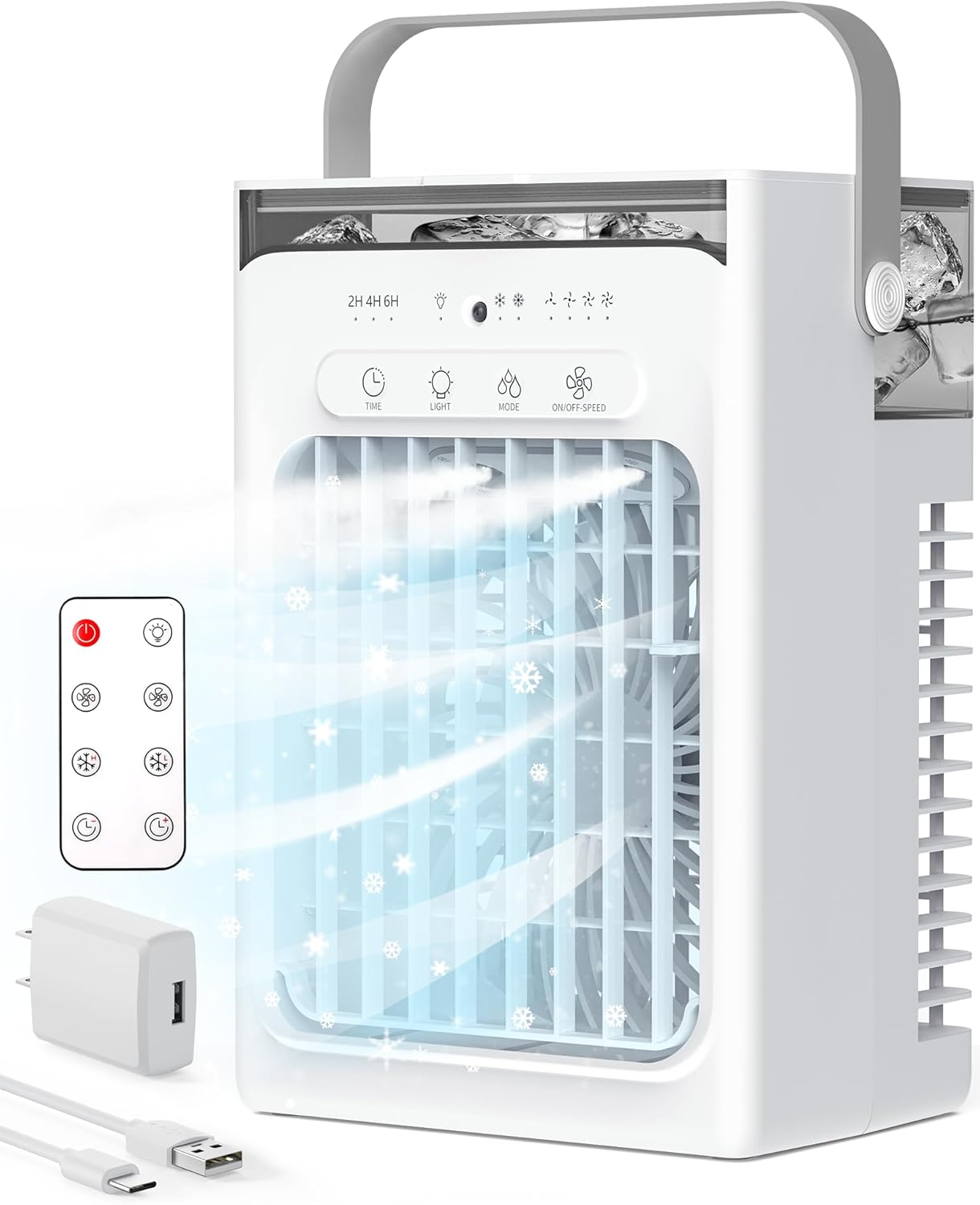 Portable Air Cooler Mini AC with Remote