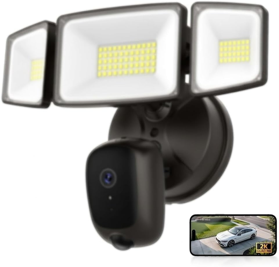 2K Floodlight Security Camera | Alexa Brown