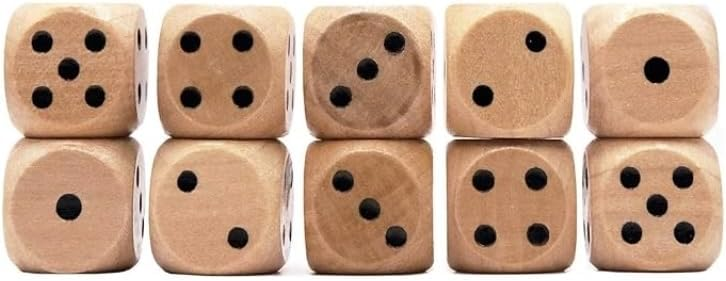 American Mahjong Solid Wood Dice Set