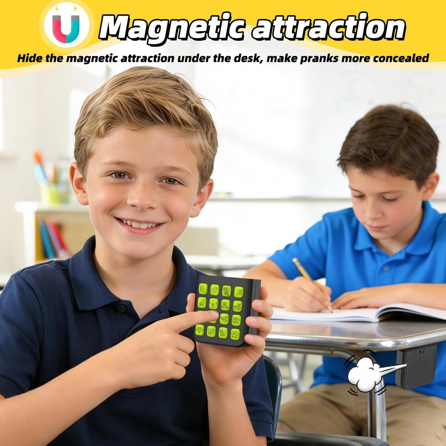 2-in-1 Magnetic Sound Effects Machine 16 Funny Sounds