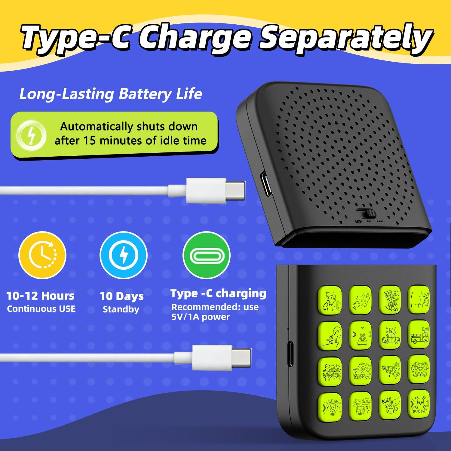 2-in-1 Magnetic Sound Effects Machine 16 Funny Sounds