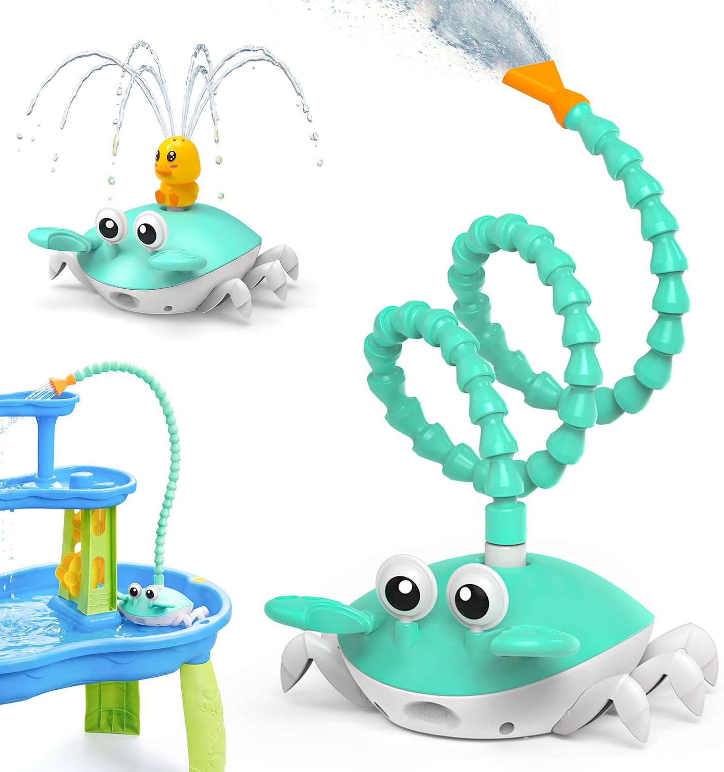 Crab Water Pump Toy 5400mAh 8Hr IP67 Kids 1-3