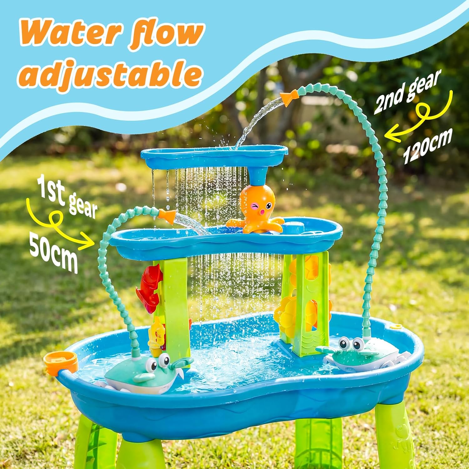 Crab Water Pump Toy 5400mAh 8Hr IP67 Kids 1-3