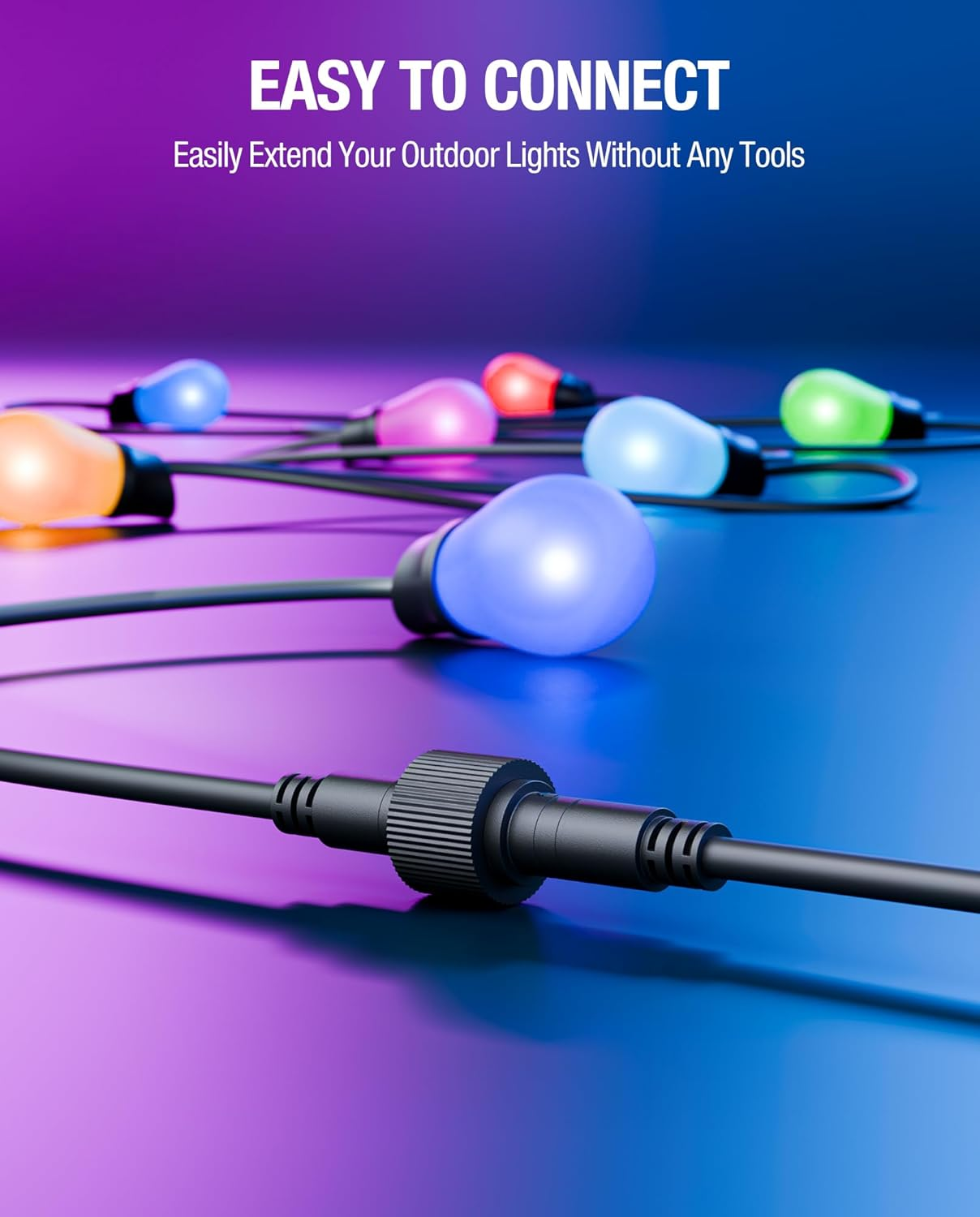 10Ft Extension Cable Govee S14 String Lights IP67