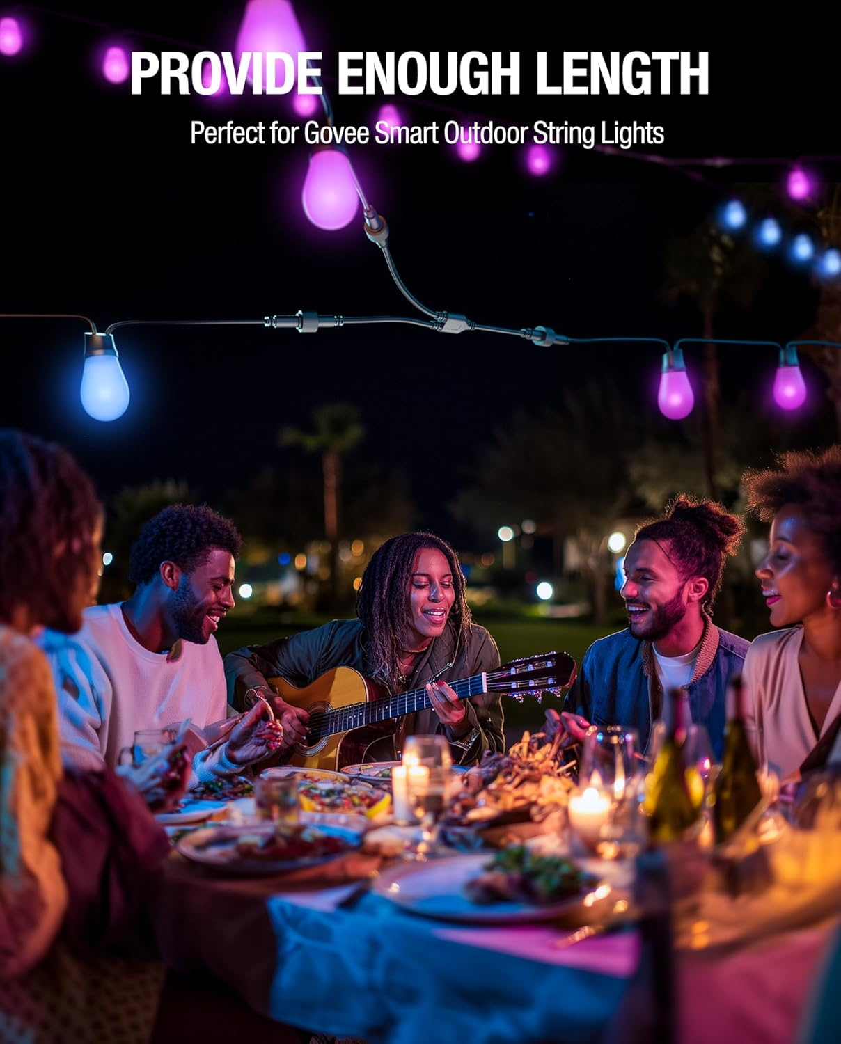 10Ft Extension Cable Govee S14 String Lights IP67