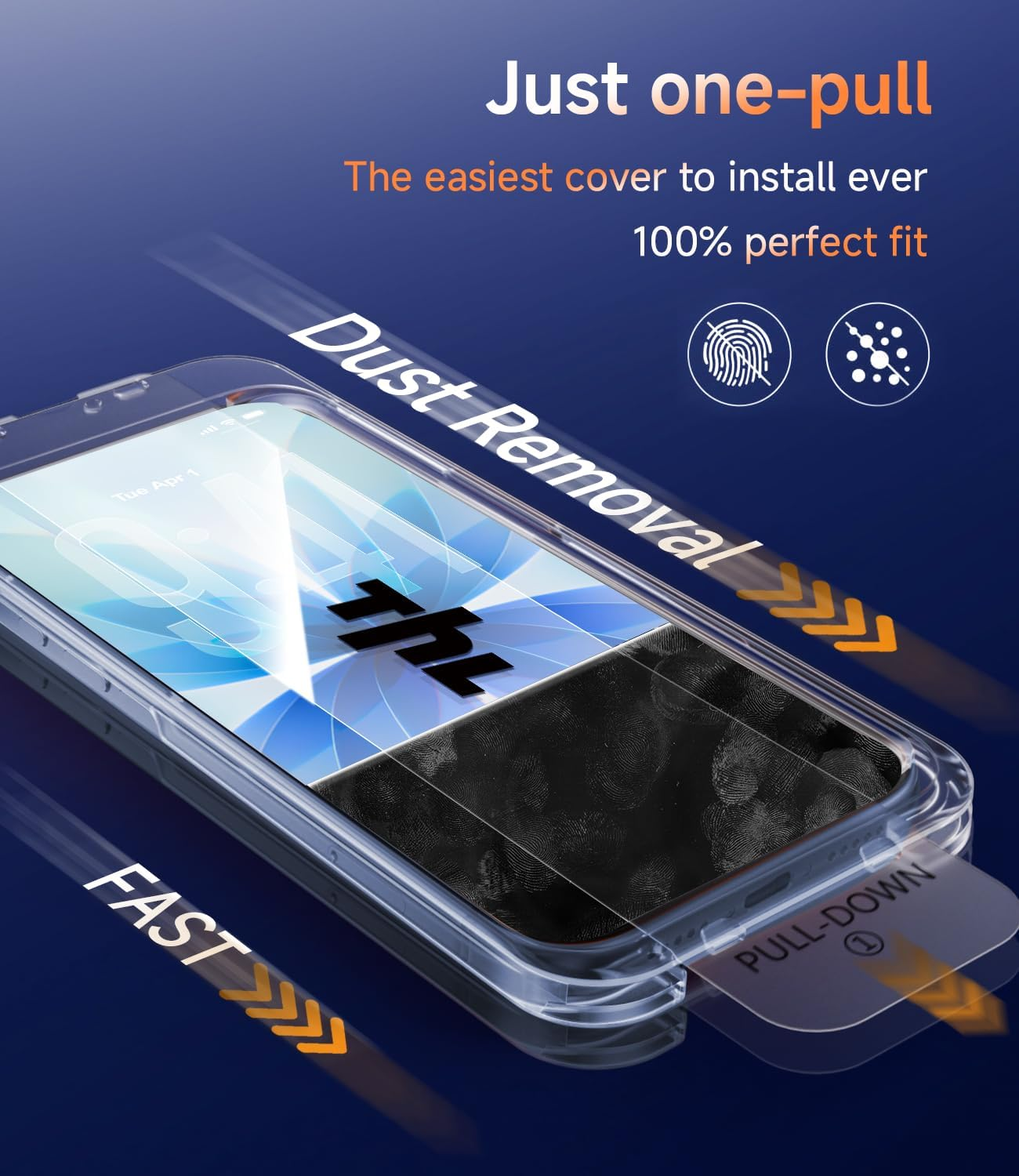 iPhone 17 Screen Protector 9H Tempered Glass 3 Pack HD Clear