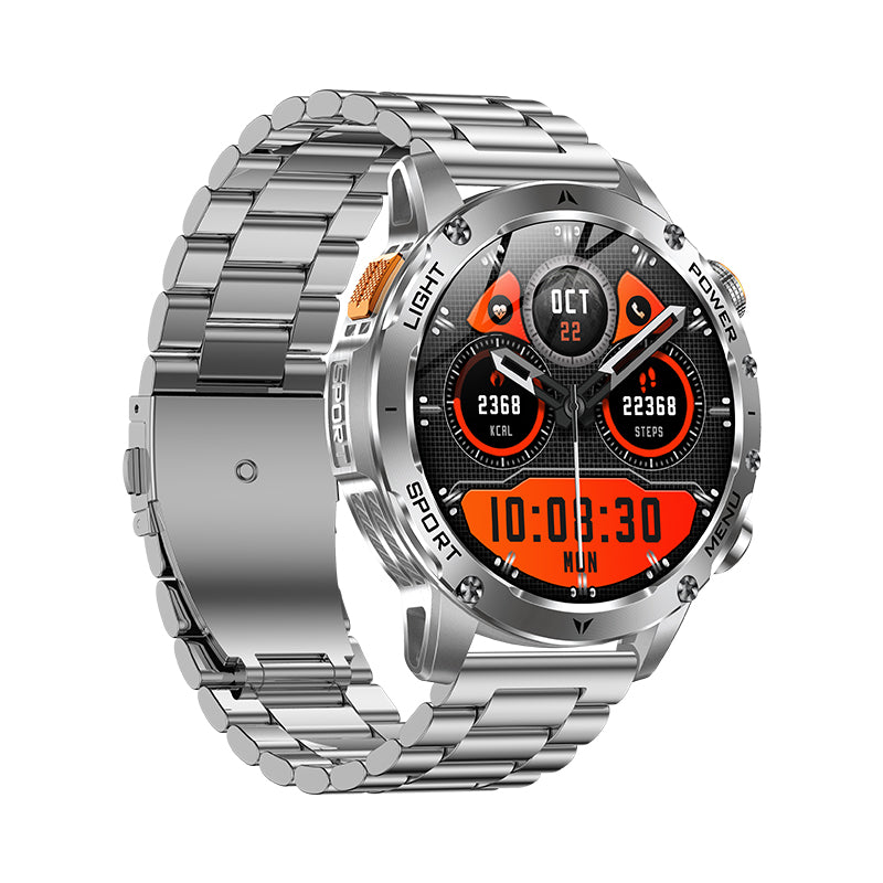 AK87 Men's Smart Watch combines advanced health monitoring with rugged design
