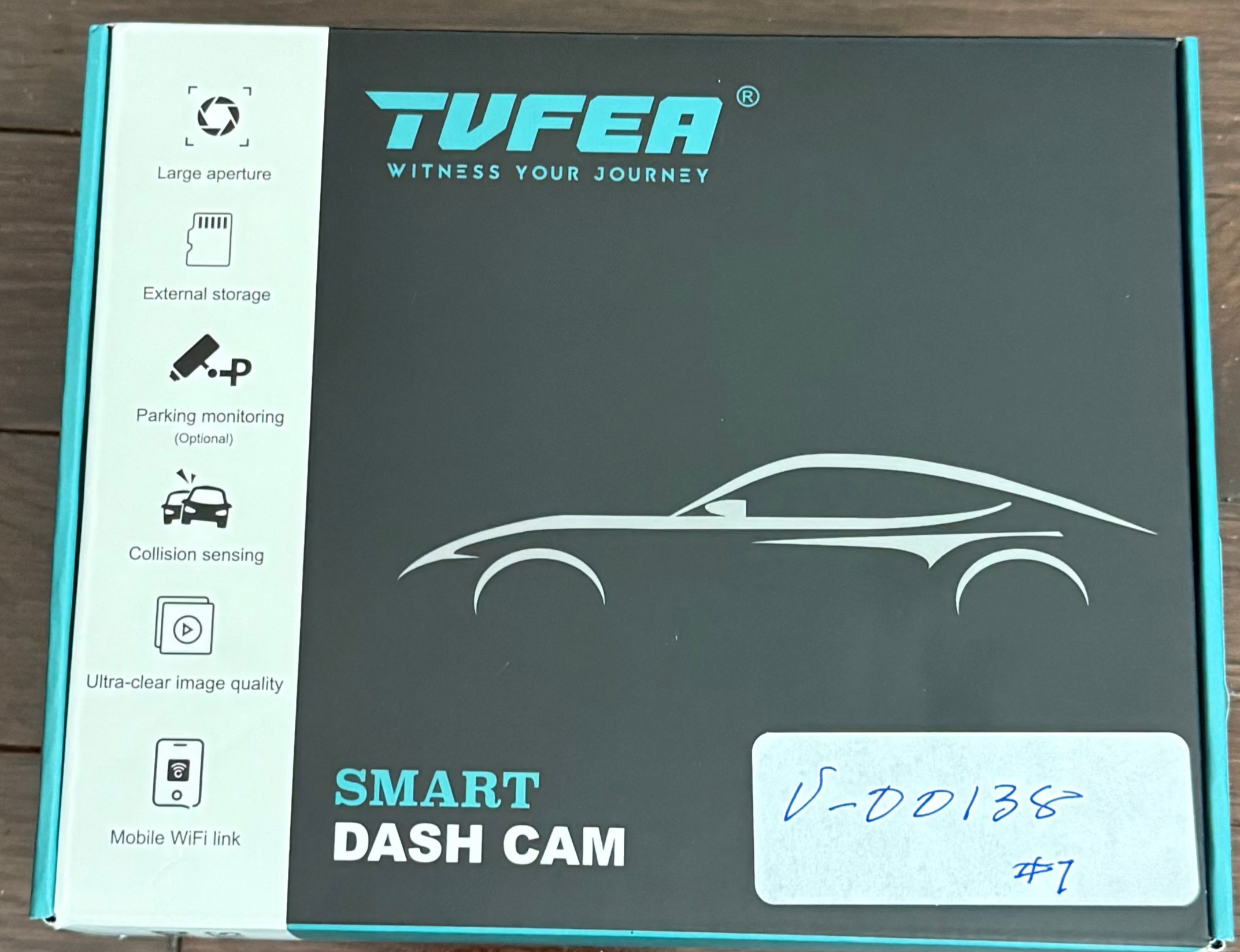 Cámara de tablero, 4K UHD frontal y trasera, visión nocturna Wi-Fi, sensor G, modo de estacionamiento las 24 horas