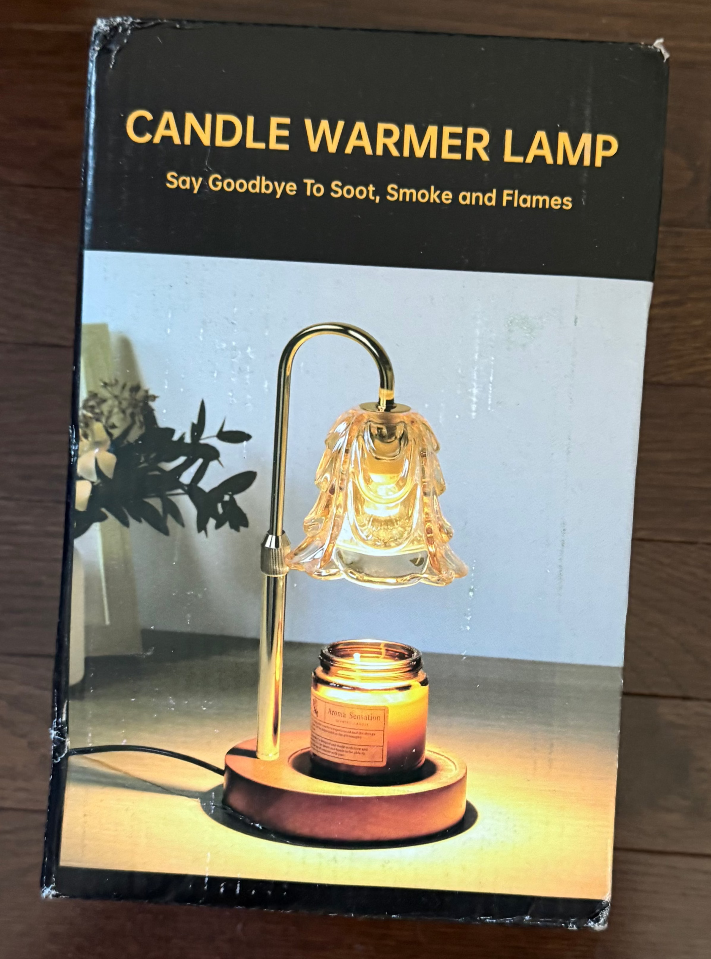 Adjustable Height Dimmable Candle Warmer Lamp with Timer
