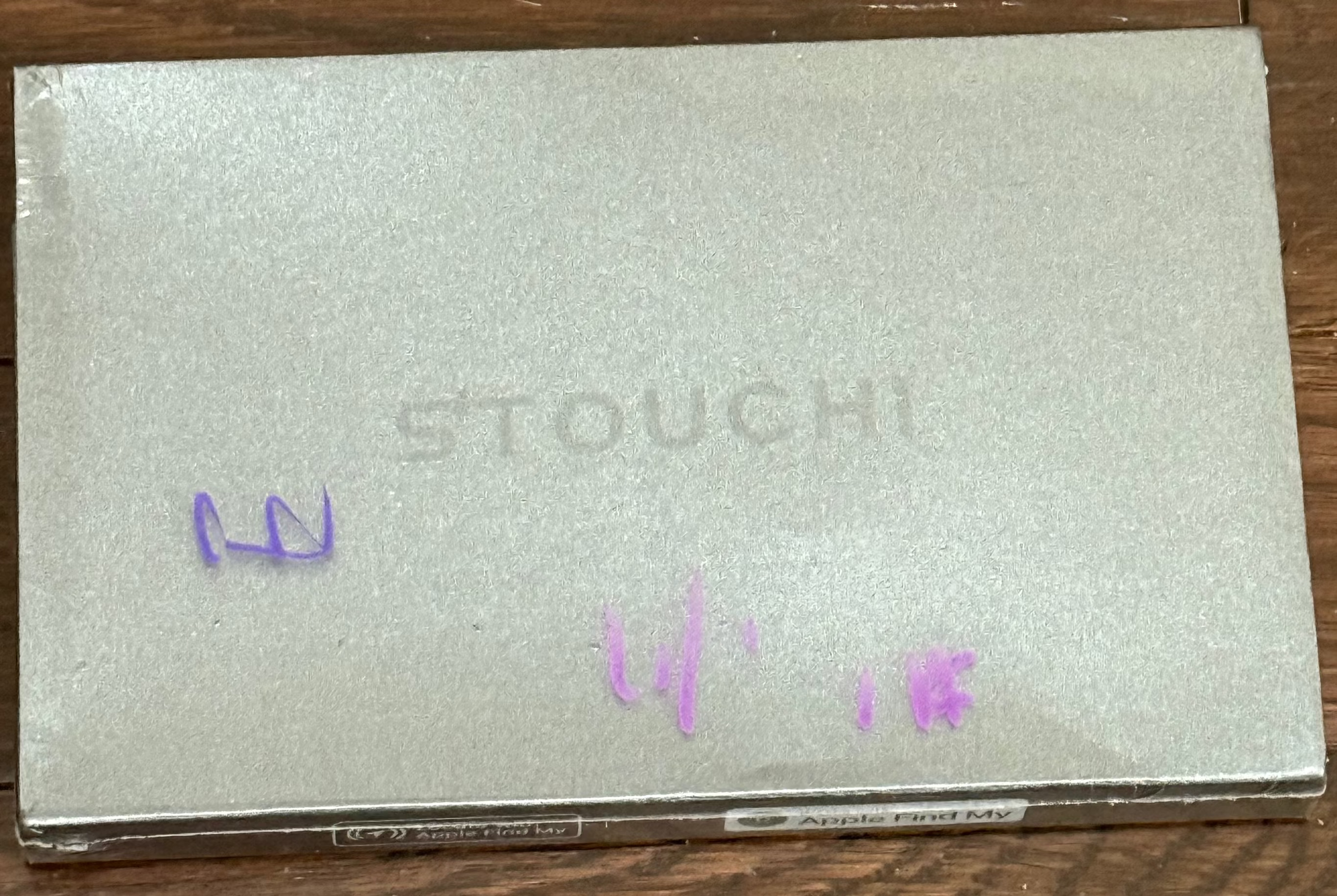 Stouchi Find My Wallet for Men Built-in AirTag Chip (iOS Only) Slim Smart